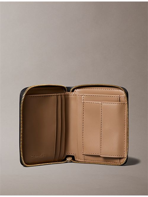 foil logo square zip around CALVIN KLEIN | LV04F1120G322